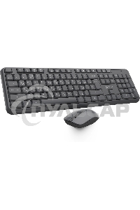 Комплект клавиатура + мышь Оклик S277W клав:серый мышь:серый USB беспроводная Multimedia (2066173)
