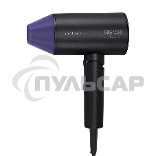 Фен Polaris PHD-2120 TI (2400W, 2 режима,2 скорости концентратор ) черный/фиолетовый