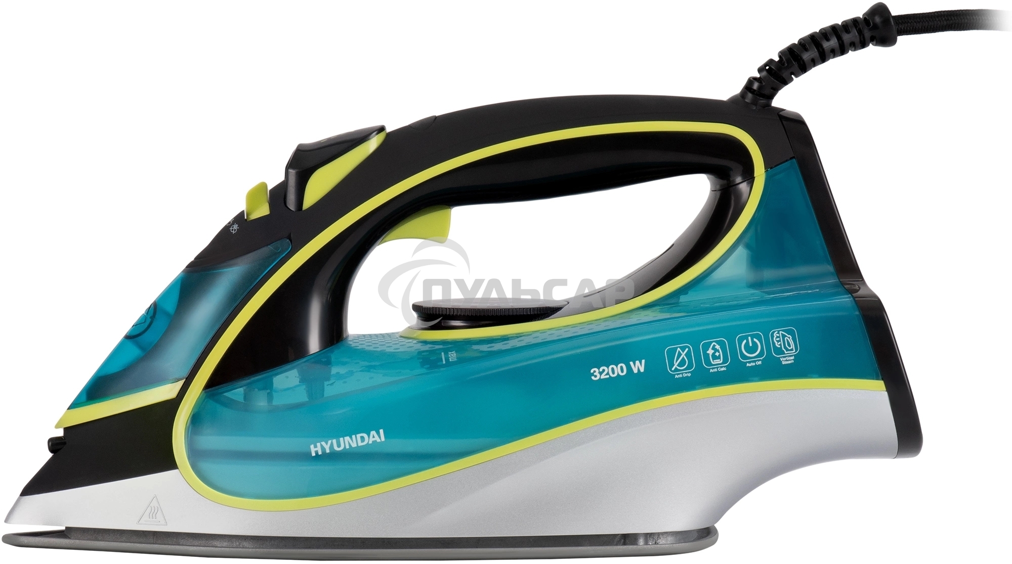 Утюг Hyundai H-SI01450 3200Вт голубой/желтый