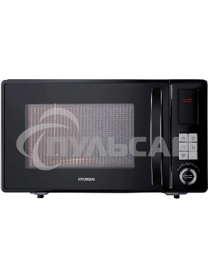 Микроволновая печь Hyundai HYM-D3010 черный, 23 л, 800 Вт, переключатели - кнопки, поворотный механизм
