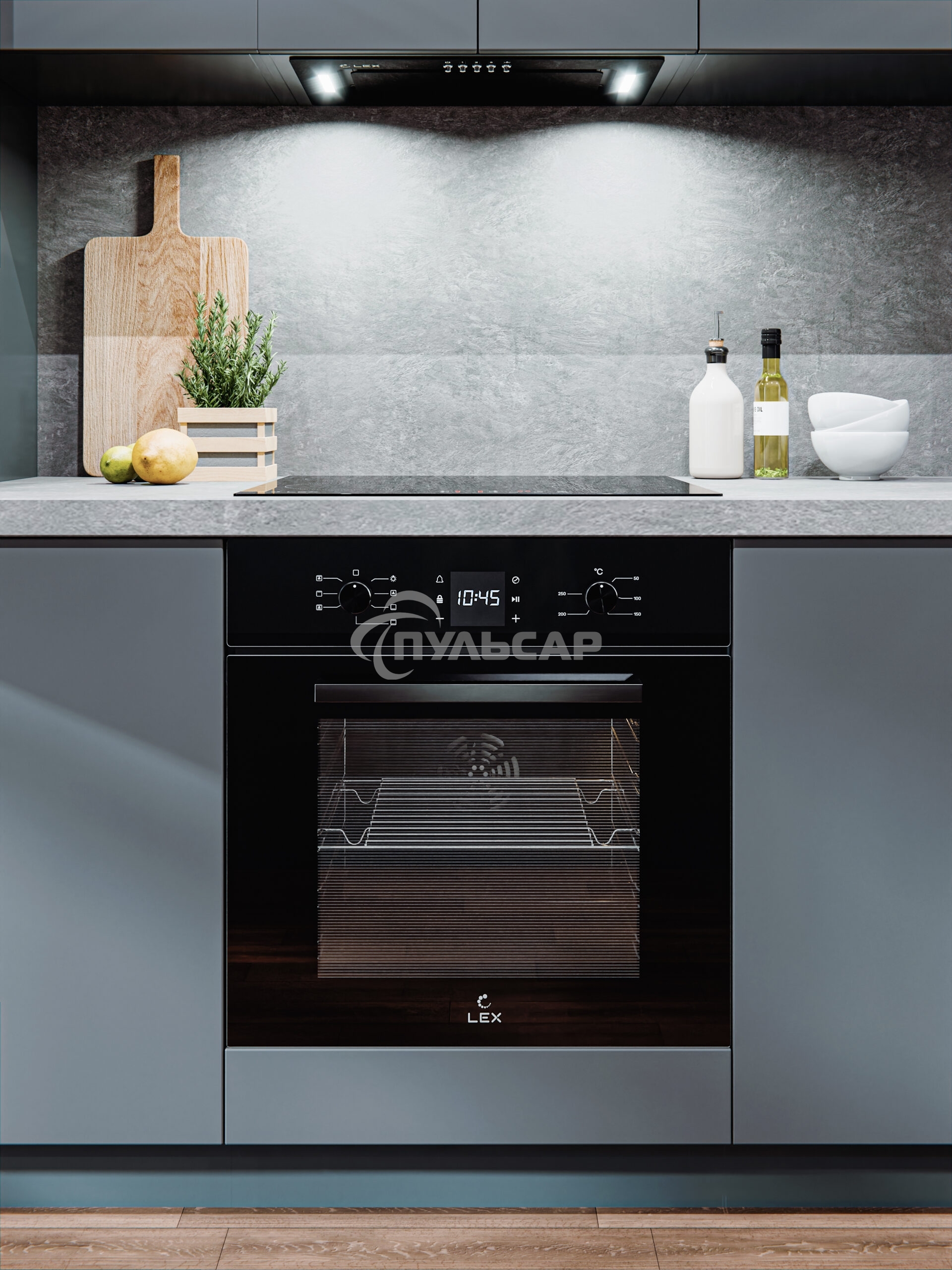 Духовой шкаф электрический LEX EDM 071 BBL черный