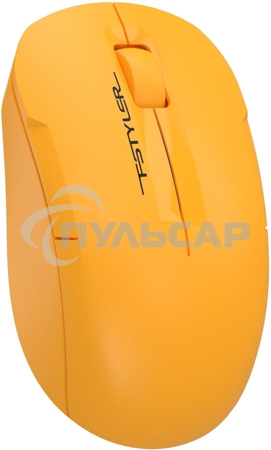 Мышь беспроводная A4Tech Fstyler FG15C Air2 желтый, 1200 dpi, радиоканал, USB, кнопки - 3