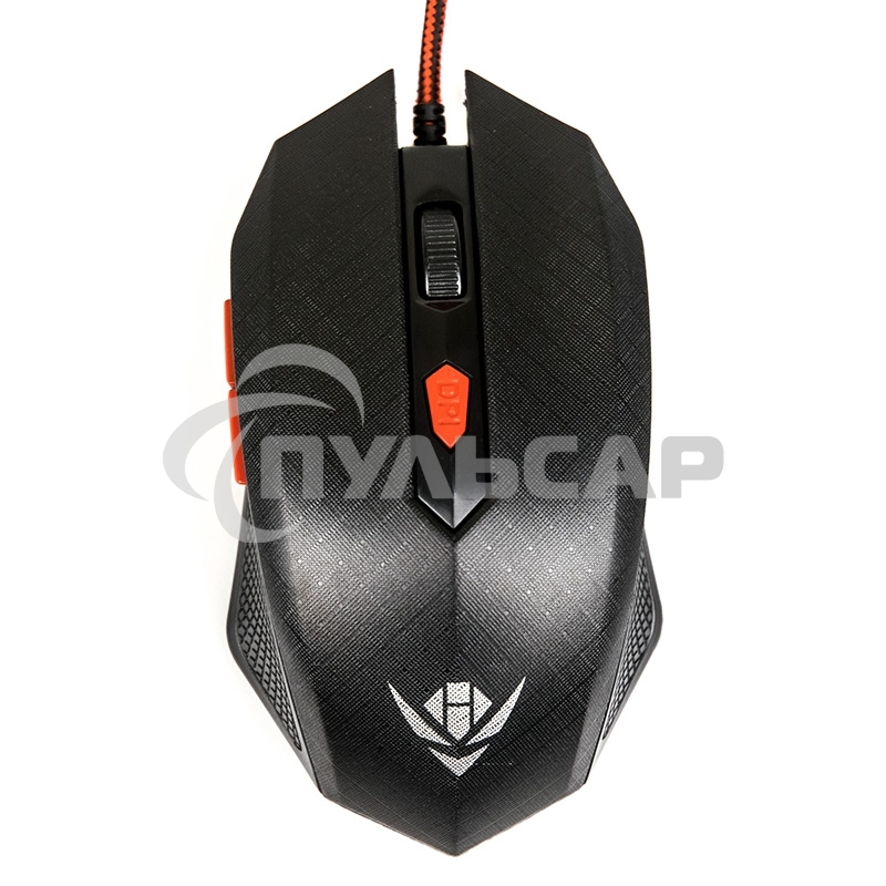 Мышь проводная Dialog Nakatomi MOG-08U черный, 2400 dpi, USB, кнопки - 6