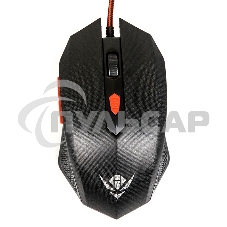 Мышь проводная Dialog Nakatomi MOG-08U черный, 2400 dpi, USB, кнопки - 6