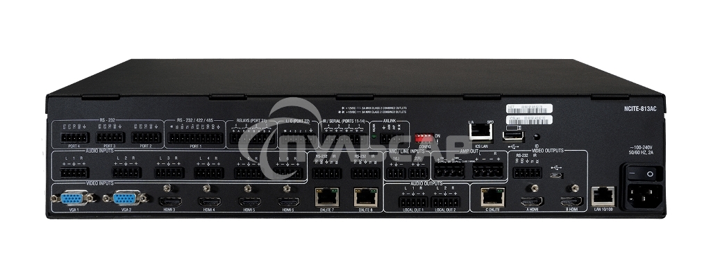 Презентационный коммутатор FG1901-16-EK AMX NCITE-813AC 8x1:3 4K60, встроенный усилитель и контроллер