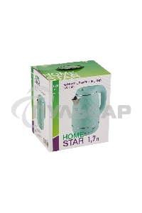 Чайник электрический HOMESTAR HS-1007 зеленый (107007)