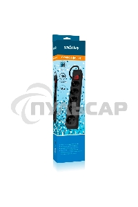 Сетевой фильтр Smartbuy (SBSP-5-30-K) 5 гн х 3,0 м черный