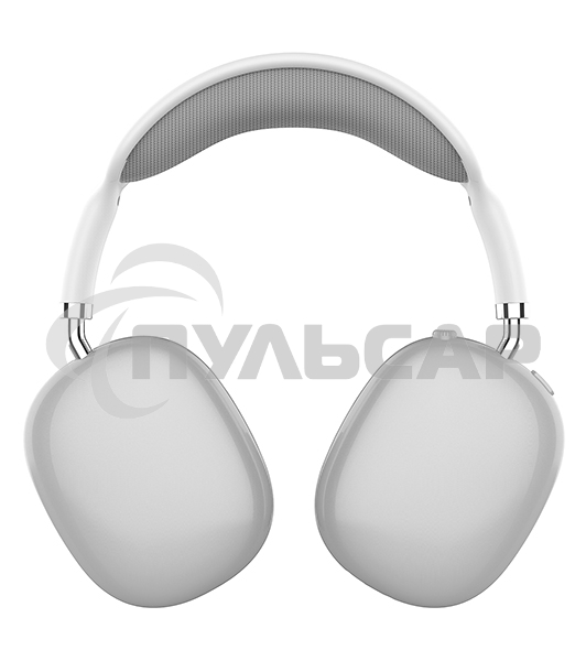 Гарнитура Bluetooth QUMO Emotion (ВТ 0090) MicroSD AUX накладная Bluetooth 5.3 360 мА 10ч серебро