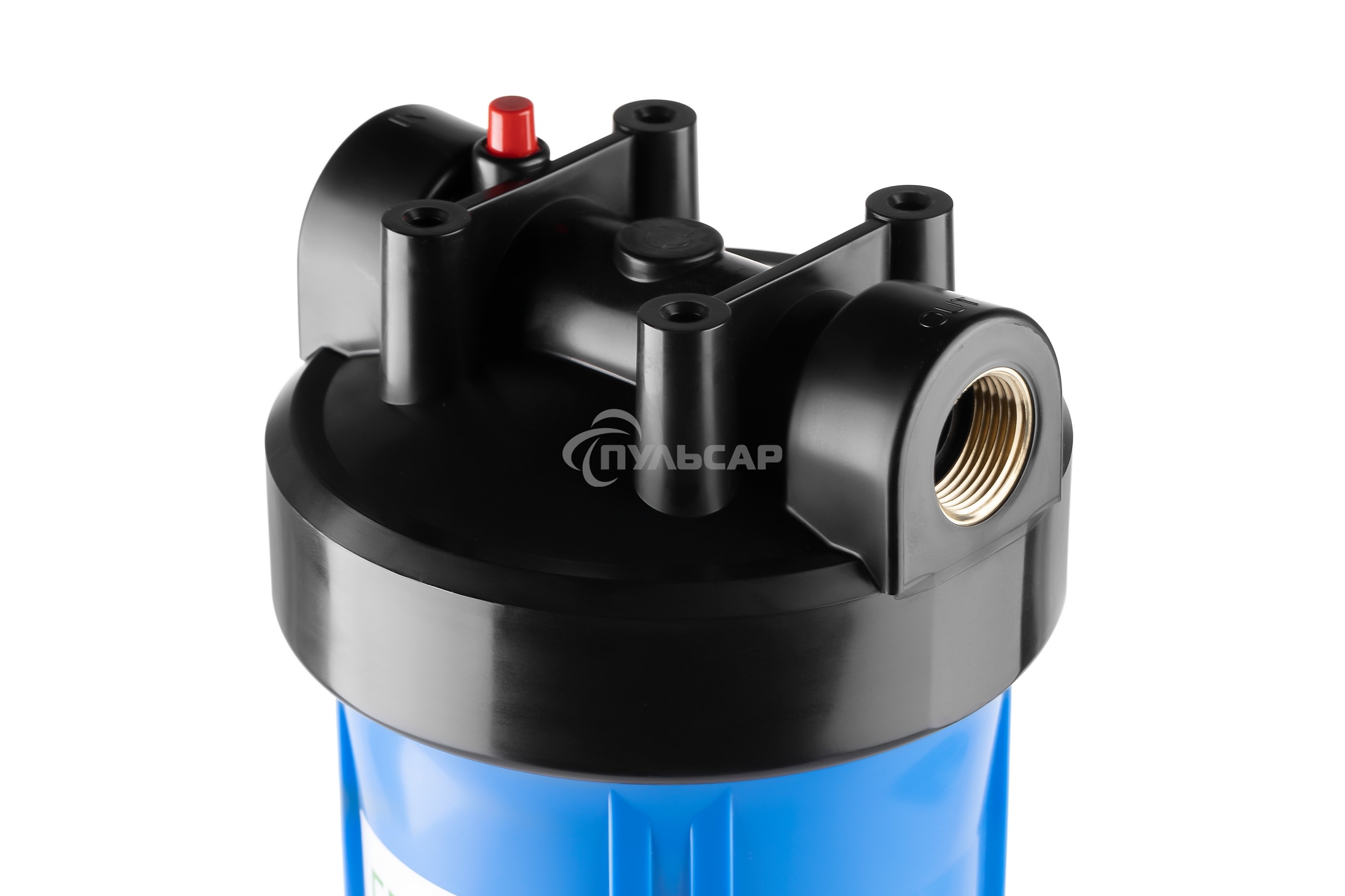 Корпус магистрального фильтра Гейзер 10BB с латунными вставками