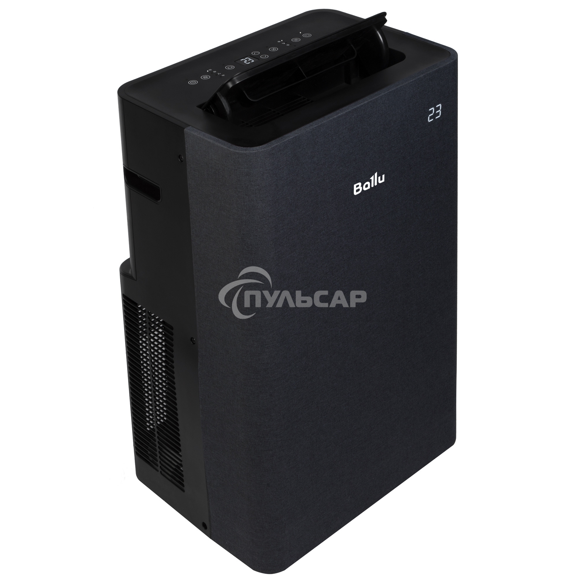 Кондиционер мобильный Ballu Velure BPAC-12 EW/N6 12000 BTU, 30 м², 50 дБ, охлаждение, осушение, черный