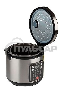 Мультиварка HOMESTAR HS-2031 900 Вт, 5 л, нержавеющая сталь/черный