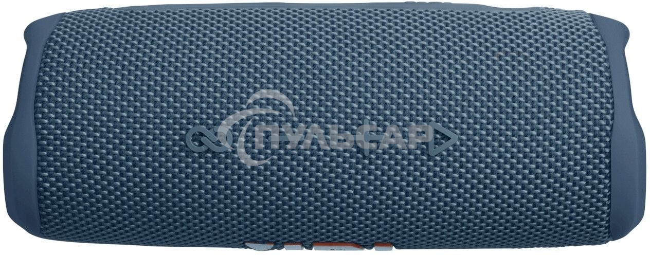 Портативная акустика JBL Flip 6 синий, Bluetooth 5.1, время воспроизведения 12 ч, емкость аккумулятора 4800 mAh, время заряда 2,5 ч, синий