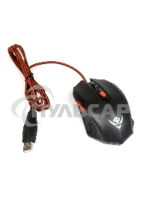 Мышь проводная Dialog Nakatomi MOG-08U черный, 2400 dpi, USB, кнопки - 6