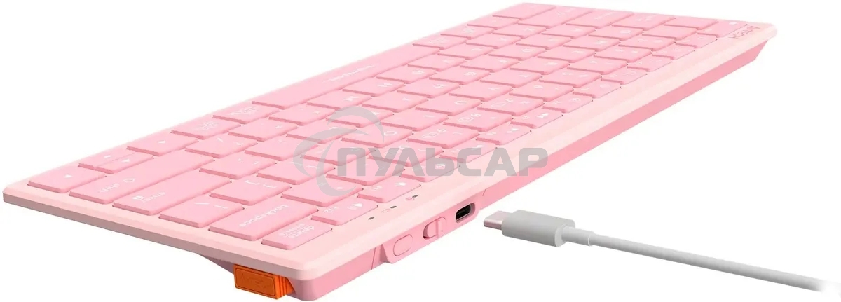 Клавиатура беспроводная A4Tech Fstyler FBX51C розовый USB BT/Radio slim Multimedia