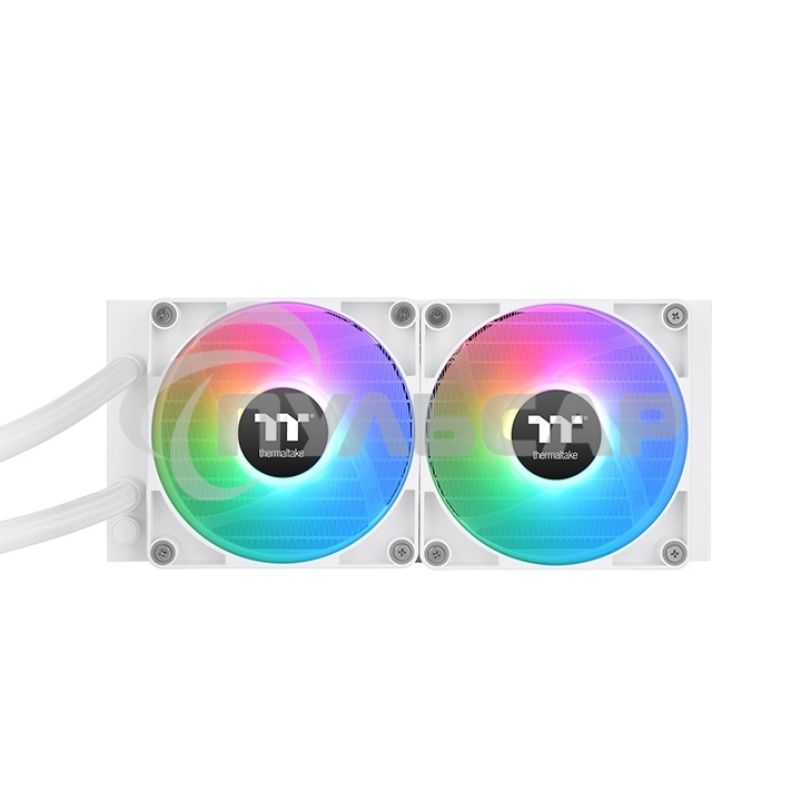 Система водяного охлаждения Thermaltake TH240 V2 Snow ARGB Soc-AM5/AM4/1200/1700/1851 белый 4-pin 25.8dB Al+Cu Ret (CL-W364-PL12SW-A)