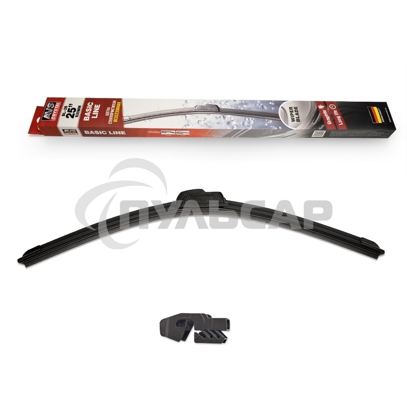 Щетки стеклоочистителя AVS BL-25 б/к 63см ''25 (1шт.) универсальные