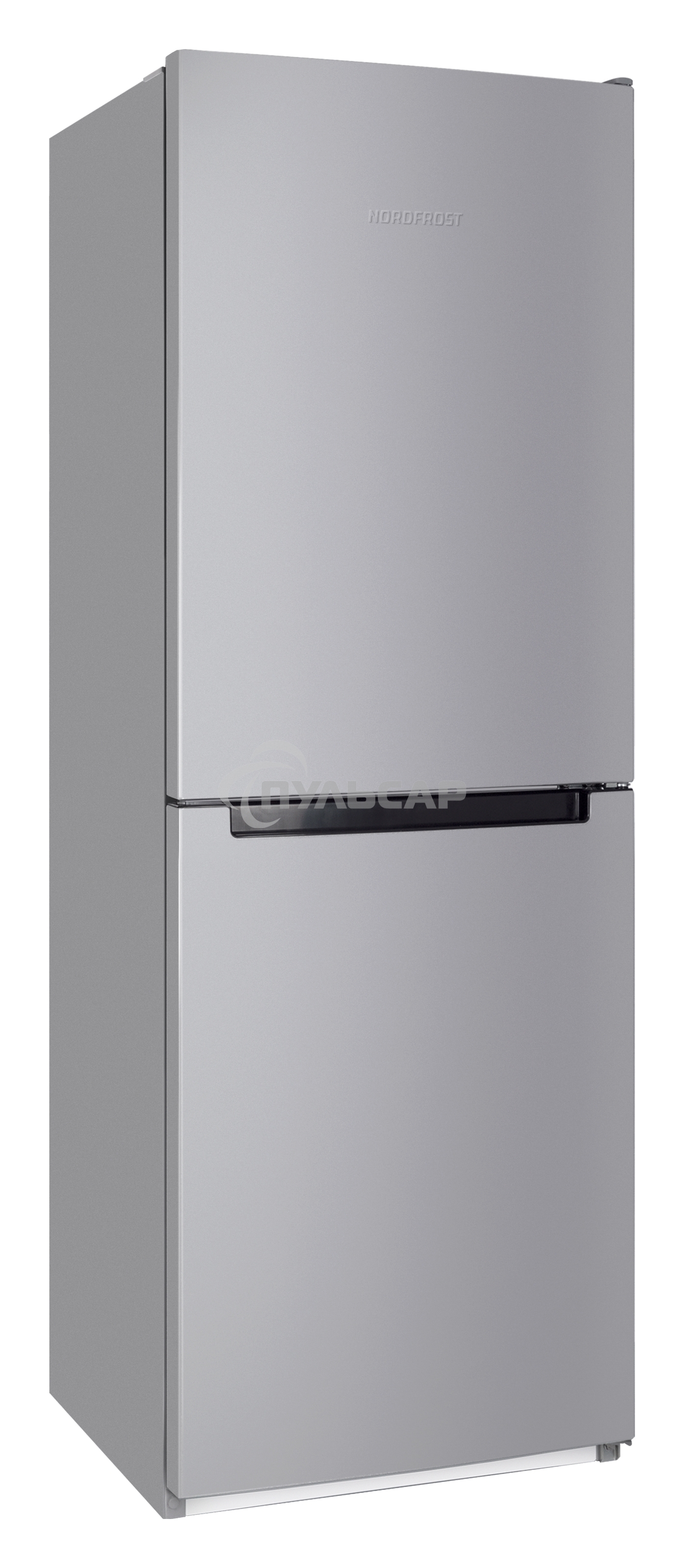 Холодильник Nordfrost NRB 151 S серебристый, двухкамерный 170/115 л морозилка снизу, ручная разморозка