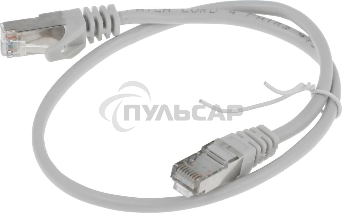 Патч-корд Premier PP22-0.5M 1000Gbит/с FTP 4 пары cat.5E CCA molded 0.5м серый RJ-45 (m)-RJ-45 (m)