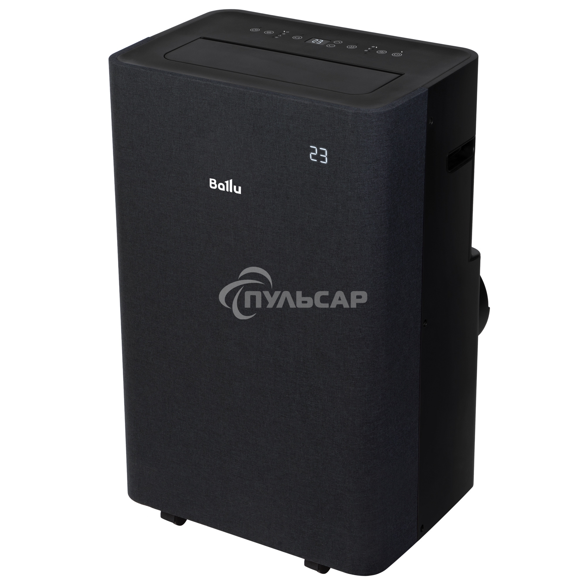 Кондиционер мобильный Ballu Velure BPAC-12 EW/N6 12000 BTU, 30 м², 50 дБ, охлаждение, осушение, черный