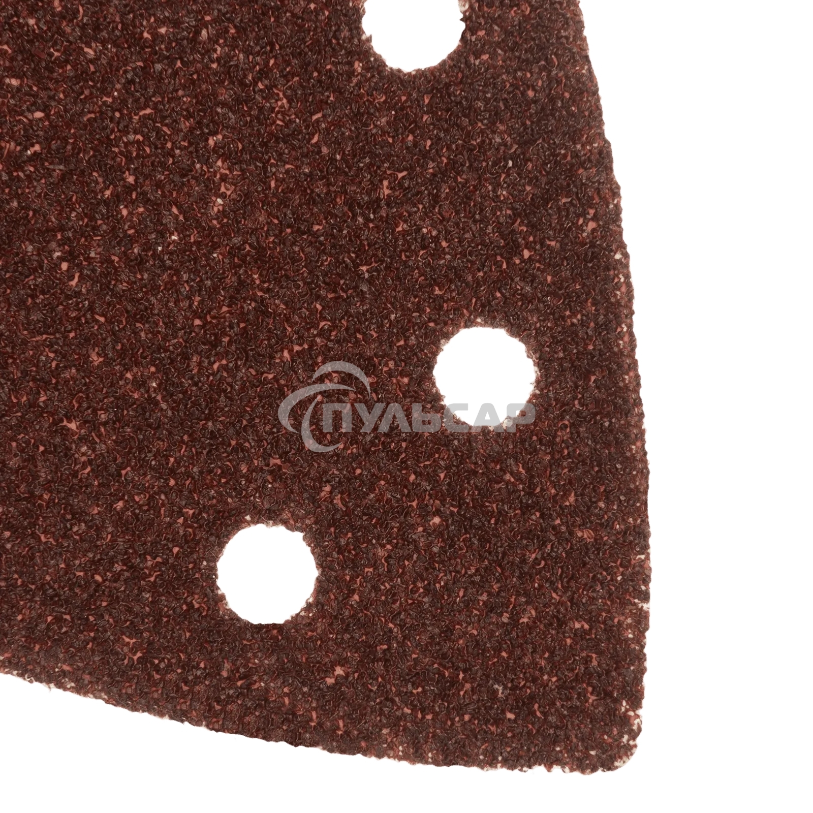 Треугольник абразивный Denzel на ворc. подложке под 