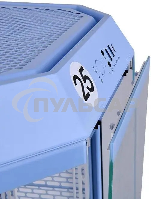 Компьютерный корпус Thermaltake The Tower 300 Hydrangea голубой без БП miniITX 8x120мм 6x140мм 2xUSB 3.0 audio bott PSU