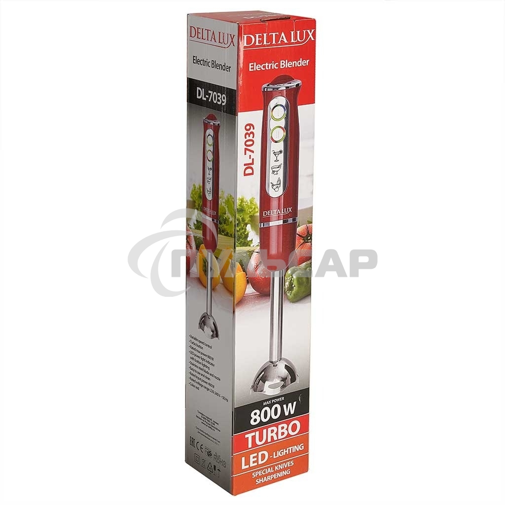 Блендер Delta LUX DL-7039 красный