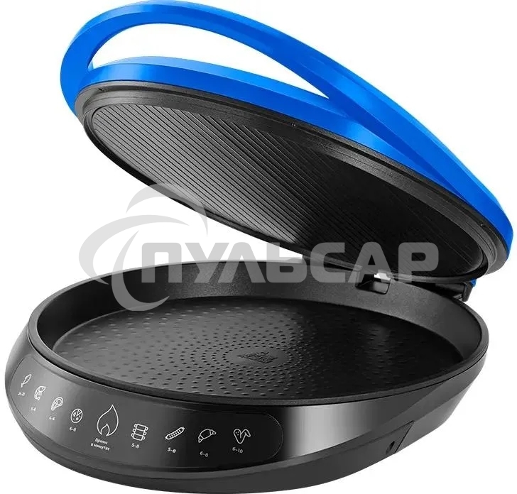 Пиццамейкер Kitfort КТ-3680 1800Вт синий/черный