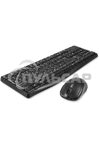 Комплект клавиатура + мышь Оклик S260W клав:черный мышь:черный USB беспроводная Multimedia (2066170)