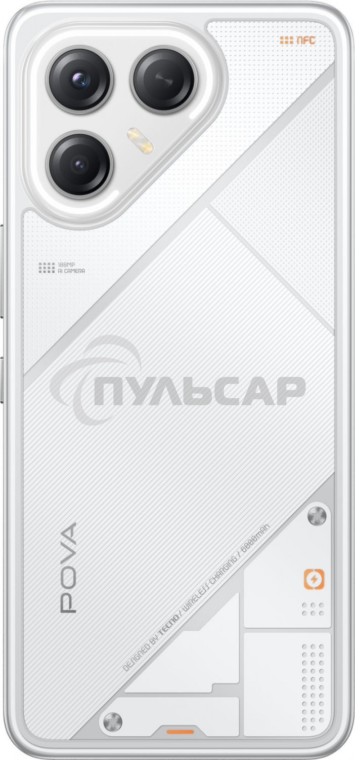 Смартфон Tecno Pova 7 Ultra 5G LJ9, 12/256Gb, белый