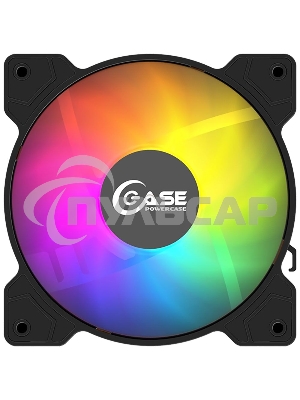 Вентилятор для корпуса Powercase M2_6P черный, 120 мм, 1200 об/мин, 29.58 дБ, 6 pin