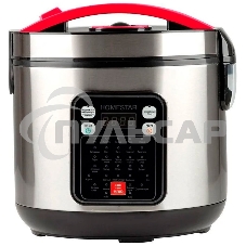Мультиварка HOMESTAR HS-2031 900 Вт, 5 л, нержавеющая сталь/черный