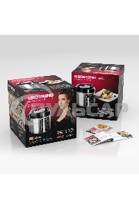 Мультиварка Redmond RMC-M36 сталь/черный