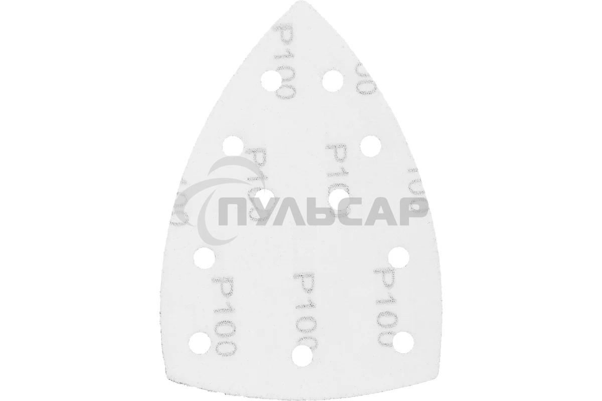 Треугольник абразивный Denzel на ворc. подложке под 