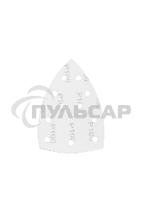 Треугольник абразивный Denzel на ворc. подложке под 