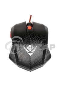 Мышь проводная Dialog Nakatomi MOG-08U черный, 2400 dpi, USB, кнопки - 6