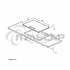 Газовая варочная панель LEX GVG 954 BBL