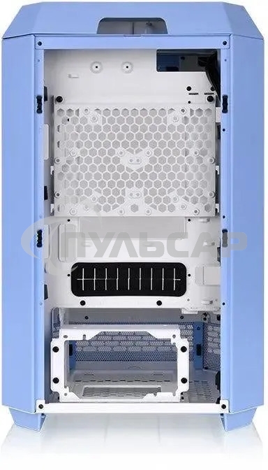 Компьютерный корпус Thermaltake The Tower 300 Hydrangea голубой без БП miniITX 8x120мм 6x140мм 2xUSB 3.0 audio bott PSU