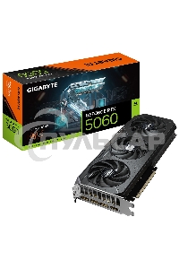 Видеокарта Gigabyte PCI-E 5.0 GV-N5060GAMING OC-8GD 1.0 NVIDIA GeForce RTX 5060 8Gb 128bit GDDR7 2595/28000 HDMIx1 DPx3 HDCP Ret