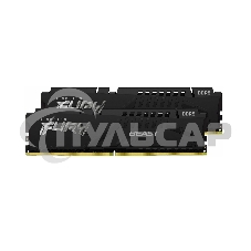 Оперативная память Kingston Fury Beast, DDR5, 16Gb (2x8Gb), 6000MHz, CL36, DIMM, с радиаторами, RGB, черный