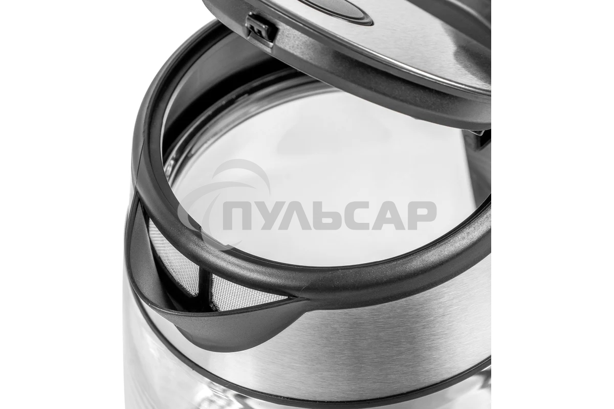 Чайник электрический Galaxy Line GL 0558, черный, стекло, 2200 Вт, 1,7 л