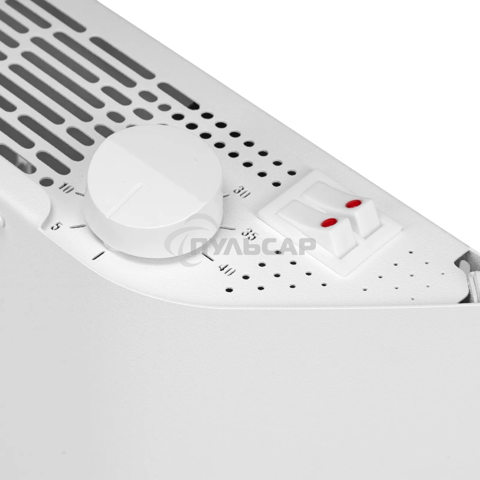 Конвектор Denzel XCE-2000 белый, 2000 Вт, 25 м2, термостат