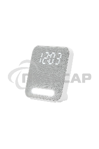 Радиобудильник Harper HCLK-2060 белый/серый - белый led