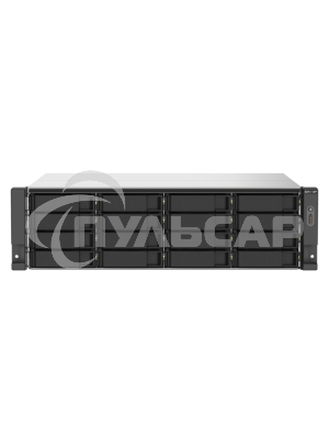 Сетевое хранилище без дисков SMB QNAP TS-1673AU-RP-16G NAS 16 HDD trays, 2x 2.5 GbE, rackmount, 2 PSU. 4-core AMD V1500B 2,2 GHz,RAM 16 Gb (1 x 16 Gb) up to 32 Gb (2 x 16 Gb). W/o rail kit RAIL-B02