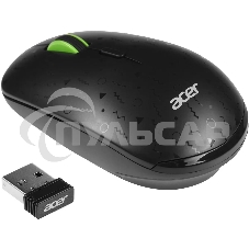 Мышь беспроводная Acer OMR307 черный, 1600 dpi, радиоканал, USB, кнопки - 4