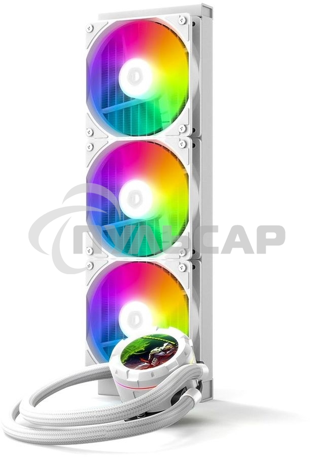 СВО для процессора ID-COOLING SL360 XE белый 120мм алюминий+медь 1800rpm 30db 4-pin 350W