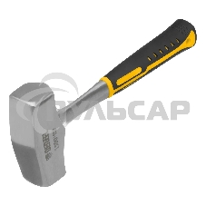 Кувалда Denzel 1,5 кг, цельнометаллическая, двухкомпонентная рукоятка