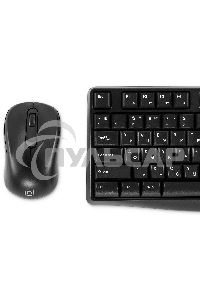 Комплект клавиатура + мышь Оклик S260W клав:черный мышь:черный USB беспроводная Multimedia (2066170)