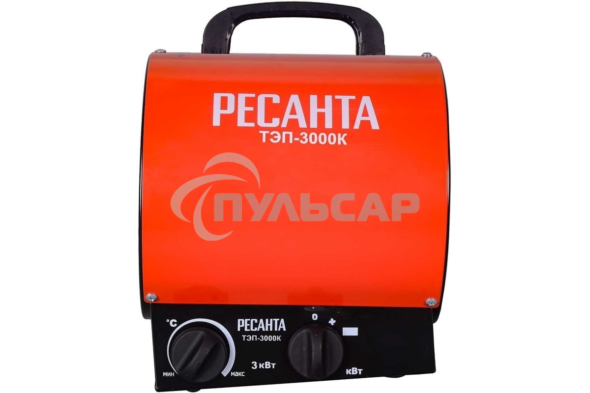 Тепловая пушка электрическая Ресанта ТЭП-3000К 3000Вт красный