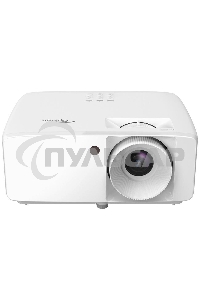 Лазерный проектор Optoma ZH400 DLP FullHD(1920*1080),4000 ANSI lm;300000:1;Zoom 1,1x;TR 1.4-1.62:1;HDMI x2; AudioOUT x1 Jack3.5мм; USB-A 1.5A; RS232; 15W mono; 32dB; 3kg белый (E9PD7KK01EZ14KD)