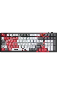 Клавиатура беспроводная механическая A4Tech Bloody WS98 Naraka USB черный/красный (WS98)
